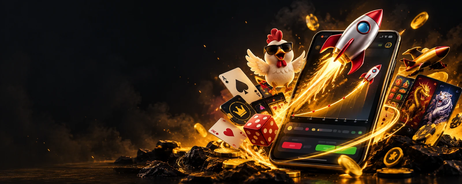 Crash Arcade — ₹300 free signup bonus on seven casino games